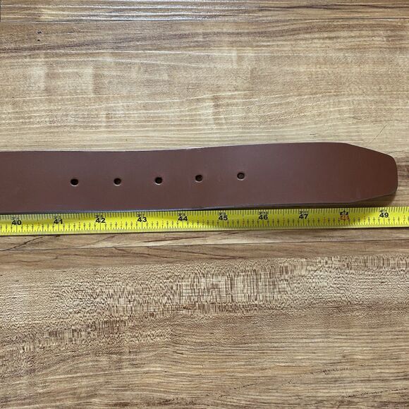NWOT LEVI’S Men’s Sz 44 Brown 100% Full Grain Bovine Leather Belt Western Work - Picture 9 of 16